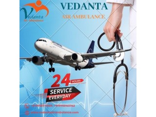 Vedanta Air Ambulance from Kolkata - Highly Modern and Safe