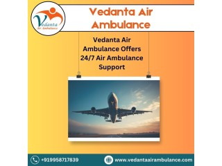 Vedanta Air Ambulance from Ranchi with Unique Medical System