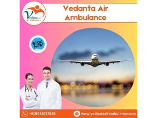 With Matchless Emergency Services Choose Vedanta Air Ambulance in Kolkata