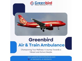 Greenbird Air and Train Ambulance Service in Surat guarantees the Patient for Risk Free Relocation