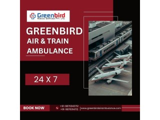 Hire Greenbird Air and Train Ambulance Service in Raigarh With High-tech Facility