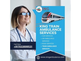 Specialized patient transfers are arranged via King Train Ambulance in Kolkata