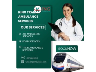 Get King Train Ambulance Service in Patna with an expert Medical Team