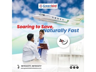 Greenbird Air and Train Ambulance in Raipur Provides Immediate Medical Transfer Assistance