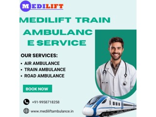 Medilift Train Ambulance in Jamshedpur is a Great Option for Moving Patients