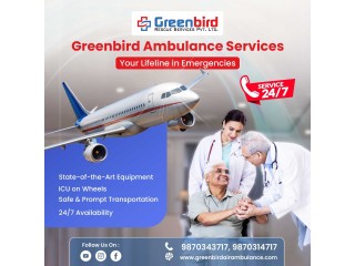 Greenbird Air and Train Ambulance in Ranchi provides Trained Staff in its Ambulances