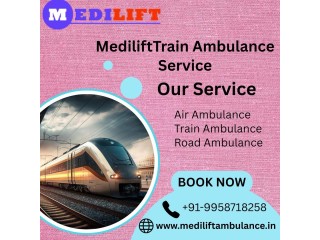 Medilift Train Ambulance in Kolkata ensures swift and secure transportation for ill patients