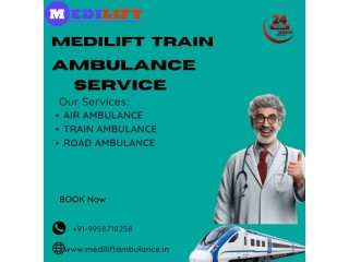 Medilift Train Ambulance provides Adequate Treatment during the journey in Lucknow