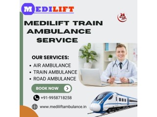 The train ambulance service in Jamshedpur of Medilift has an excellent medical department