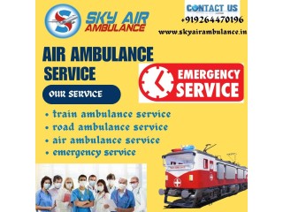 Sky Train Ambulance Service to transfer patients in Silliguri with full details, cost and benefits